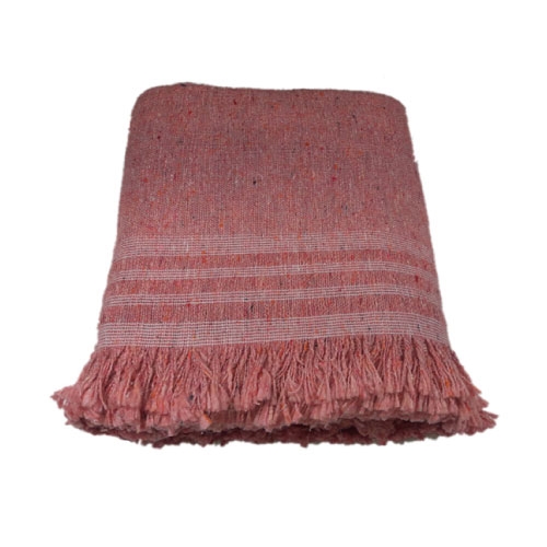 LLAMITA - MANTA RUSTICA 1 1/2 PL ROSA