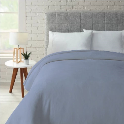 FRAZADA KING MIC. DOHLER FLANNEL 240 x 260  - AZUL PIEDRA