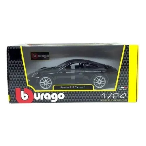 BBURAGO - JUGUETE BBURAGO AUTO 1:24 PORSCHE S 21065 - NEGRO