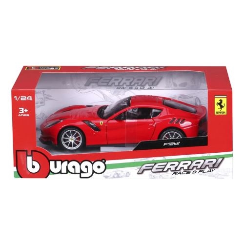 BBURAGO - JUGUETE BBURAGO AUTO FERRARI F12TDF 1:24 26021 - ROJO