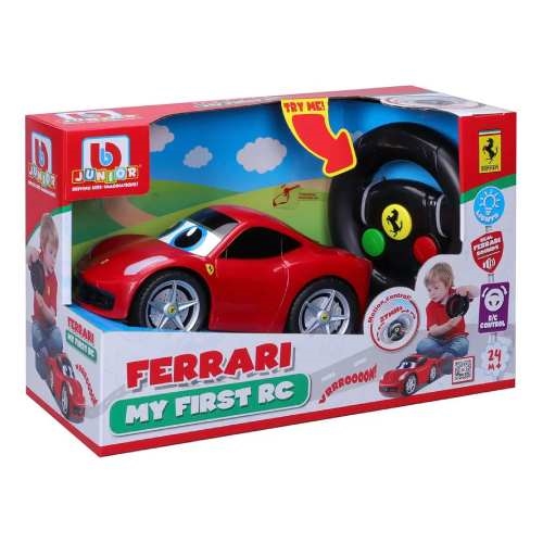  - JUGUETE BBURAGO JR AUTO FERRARI C/CONTROL 91000