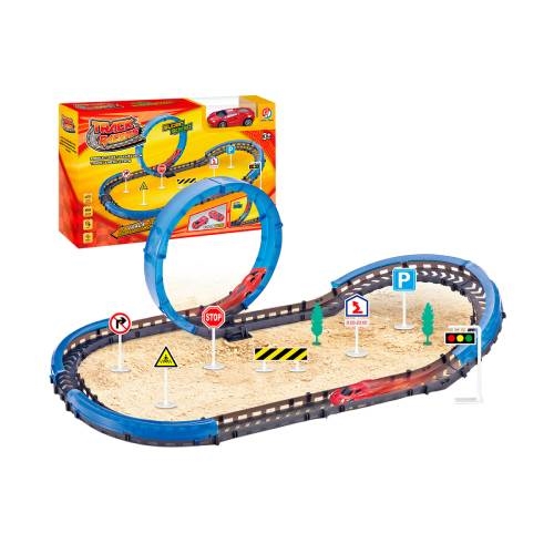 JUGUETE AUTO PISTA C/AUTO TRACK RACER 3445