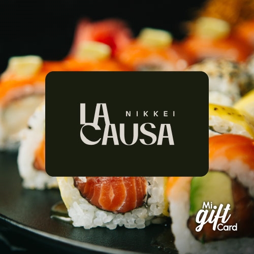LA CAUSA NIKKEI - LA CAUSA NIKKEI - Gift Card Virtual $ 10.000