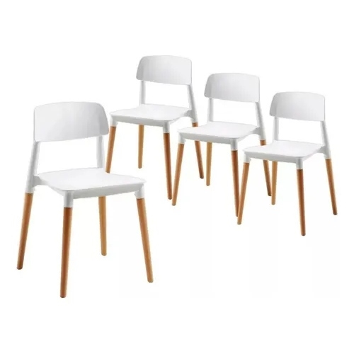 Gardenlife - Sillas Milan x 4 Uni. Blancas