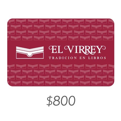 LIBRERÍAS EL VIRREY UY - LIBRERÍAS EL VIRREY UY - Gift Card Virtual $ 800