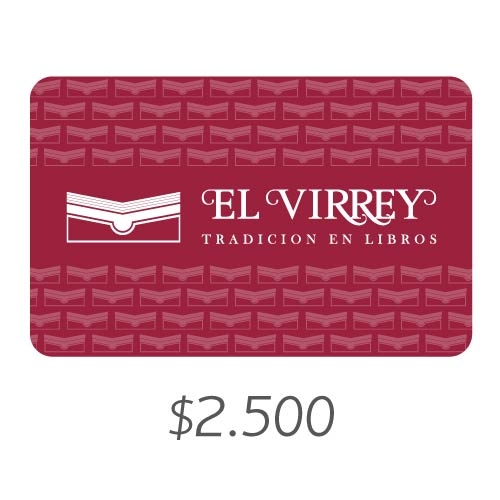 LIBRERÍAS EL VIRREY UY - LIBRERÍAS EL VIRREY UY - Gift Card Virtual $ 2.500